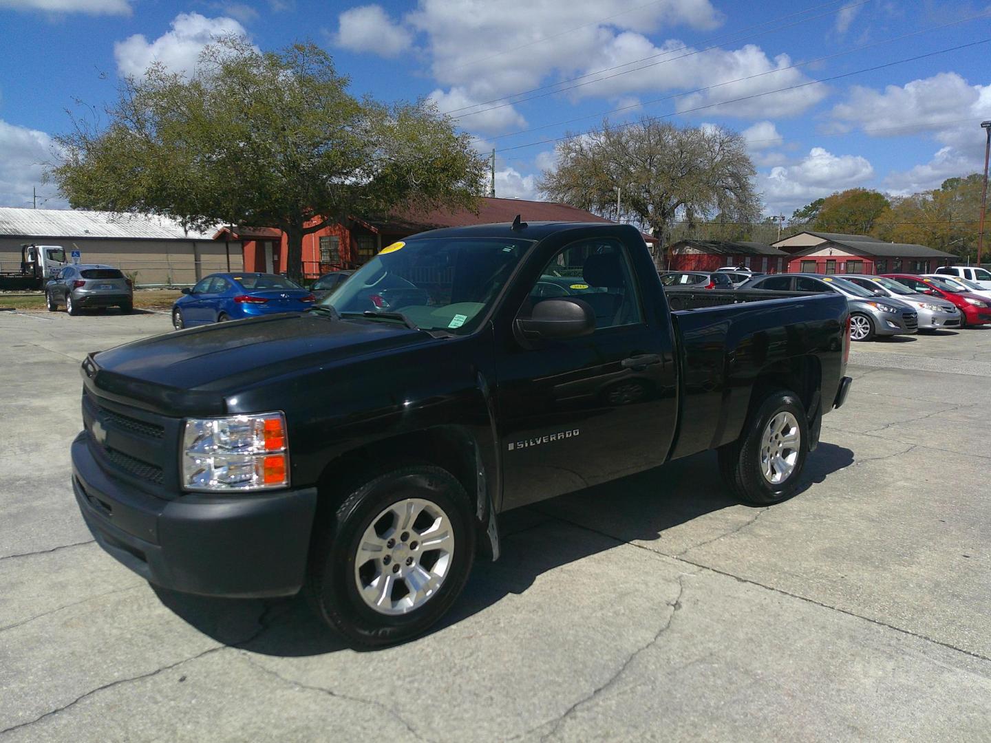 2009 BLACK CHEVROLET SILVERADO WORK TRUCK (1GCEC14X39Z) , located at 390 Hansen Avenue, Orange Park, FL, 32065, (904) 276-7933, 30.130497, -81.787529 - Photo#1