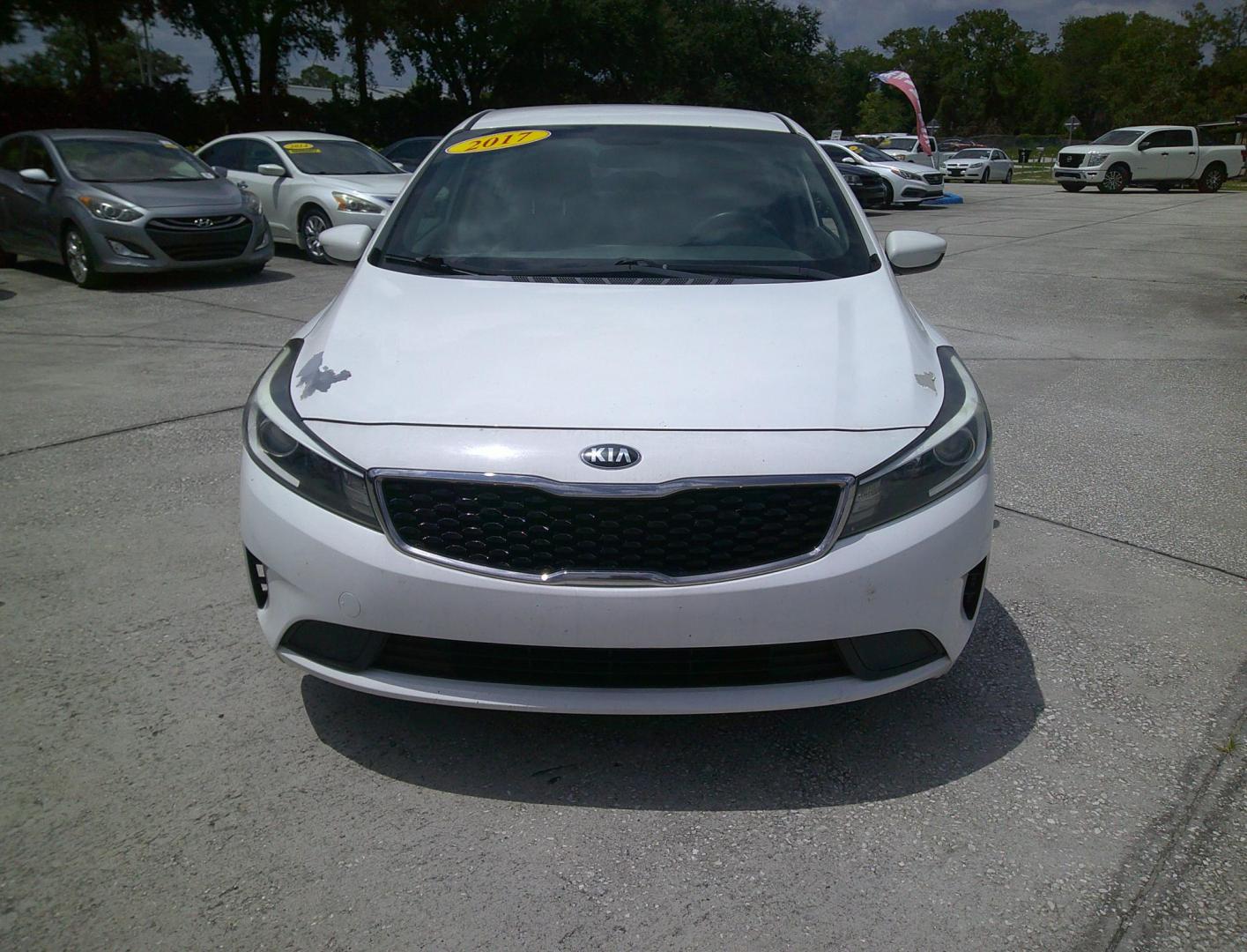 2017 WHITE KIA FORTE LX (3KPFK4A76HE) , located at 390 Hansen Avenue, Orange Park, FL, 32065, (904) 276-7933, 30.130497, -81.787529 - Photo#0