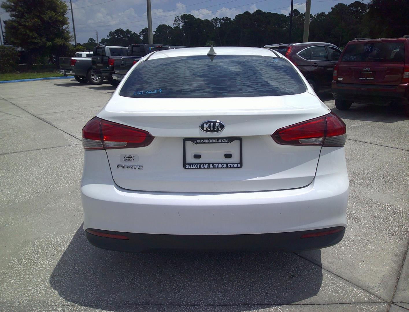 2017 WHITE KIA FORTE LX (3KPFK4A76HE) , located at 390 Hansen Avenue, Orange Park, FL, 32065, (904) 276-7933, 30.130497, -81.787529 - Photo#3