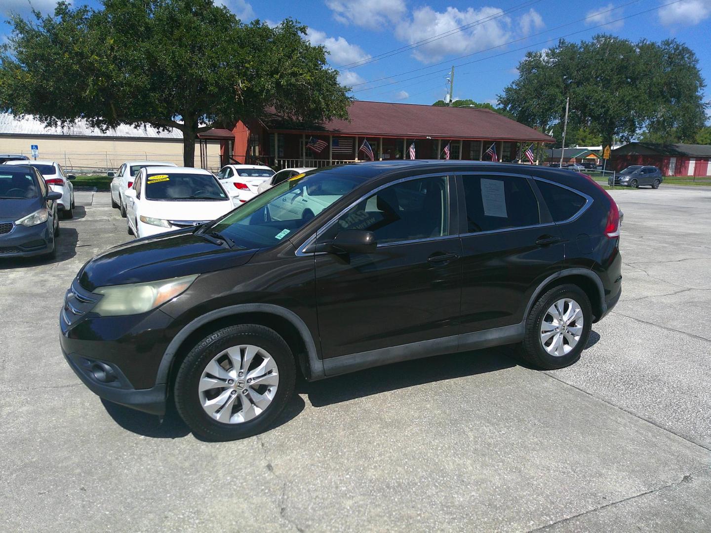 2014 CHP GN HONDA CR-V EX (5J6RM3H56EL) , located at 1200 Cassat Avenue, Jacksonville, FL, 32205, (904) 695-1885, 30.302404, -81.731033 - Photo#1