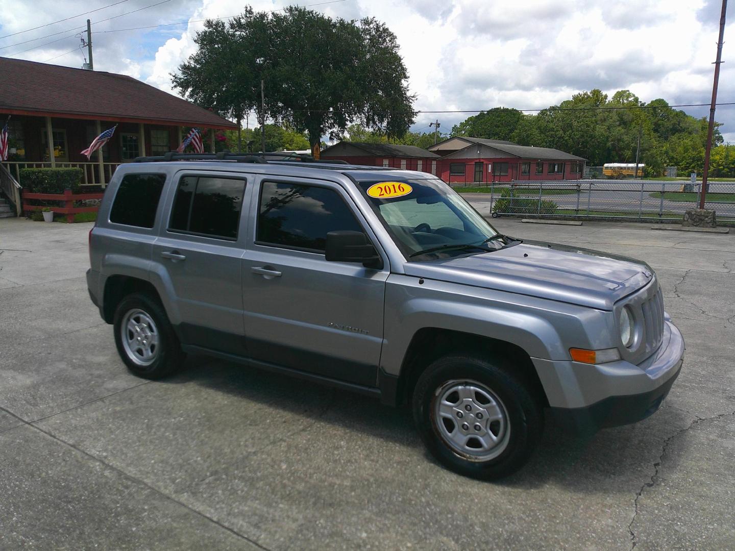 2016 SILVER JEEP PATRIOT SPORT (1C4NJRBB8GD) , located at 390 Hansen Avenue, Orange Park, FL, 32065, (904) 276-7933, 30.130497, -81.787529 - Photo#2