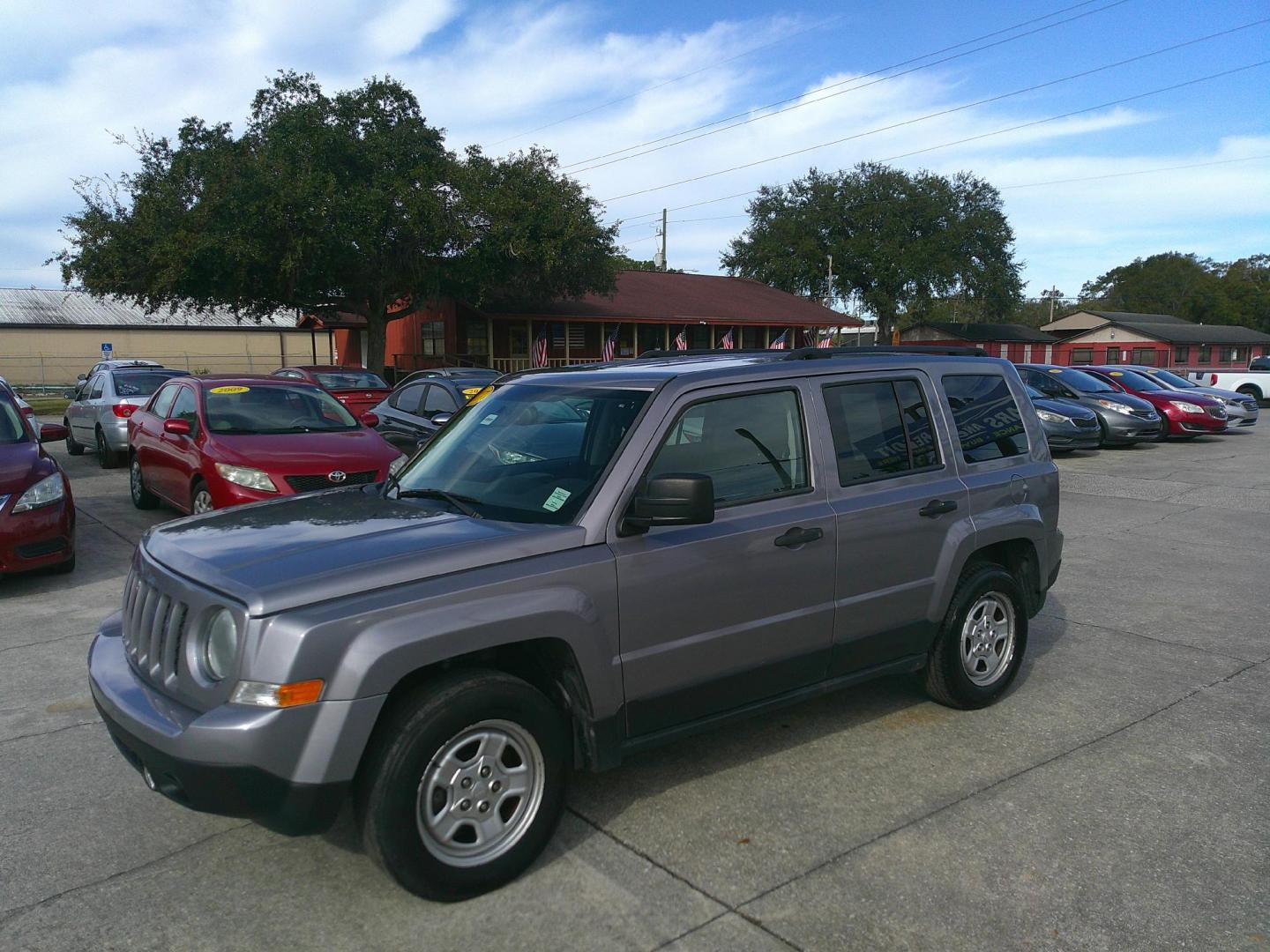 2017 SILVER JEEP PATRIOT SPORT (1C4NJPBA9HD) , located at 390 Hansen Avenue, Orange Park, FL, 32065, (904) 276-7933, 30.130497, -81.787529 - Photo#1