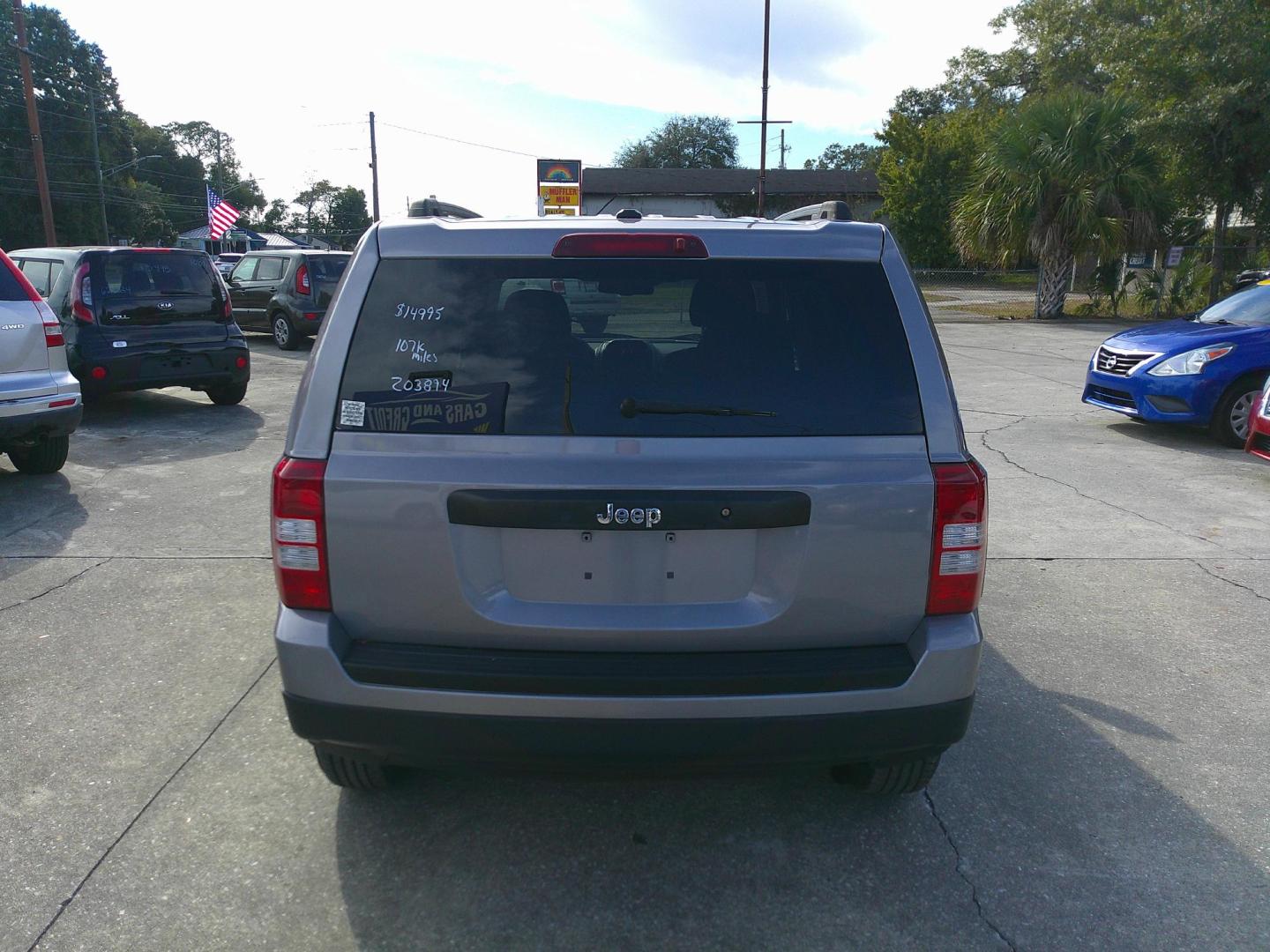 2017 SILVER JEEP PATRIOT SPORT (1C4NJPBA9HD) , located at 390 Hansen Avenue, Orange Park, FL, 32065, (904) 276-7933, 30.130497, -81.787529 - Photo#4