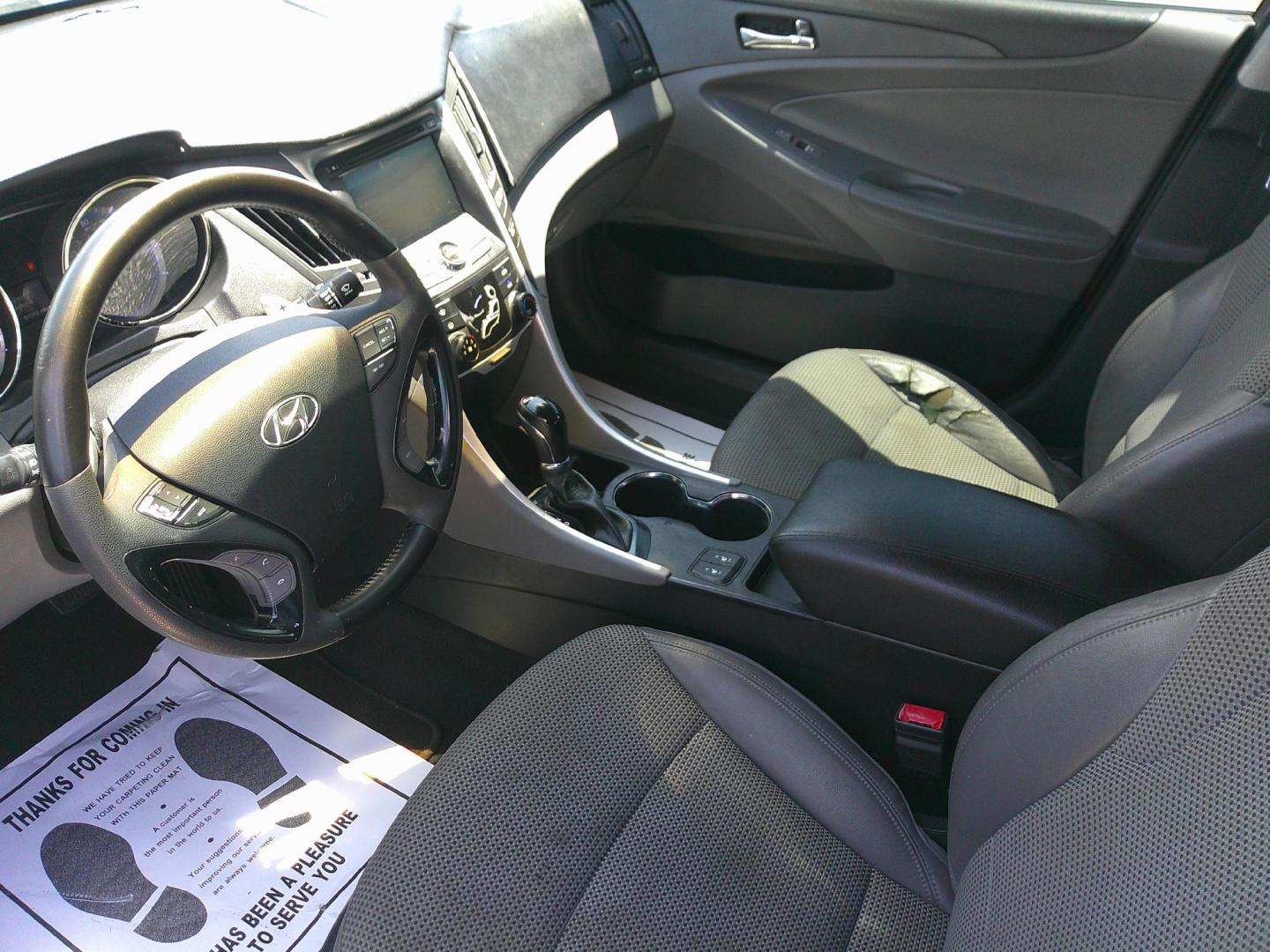 2013 GRAY HYUNDAI SONATA LIMITED; SE (5NPEC4AC7DH) , located at 1200 Cassat Avenue, Jacksonville, FL, 32205, (904) 695-1885, 30.302404, -81.731033 - Photo#2