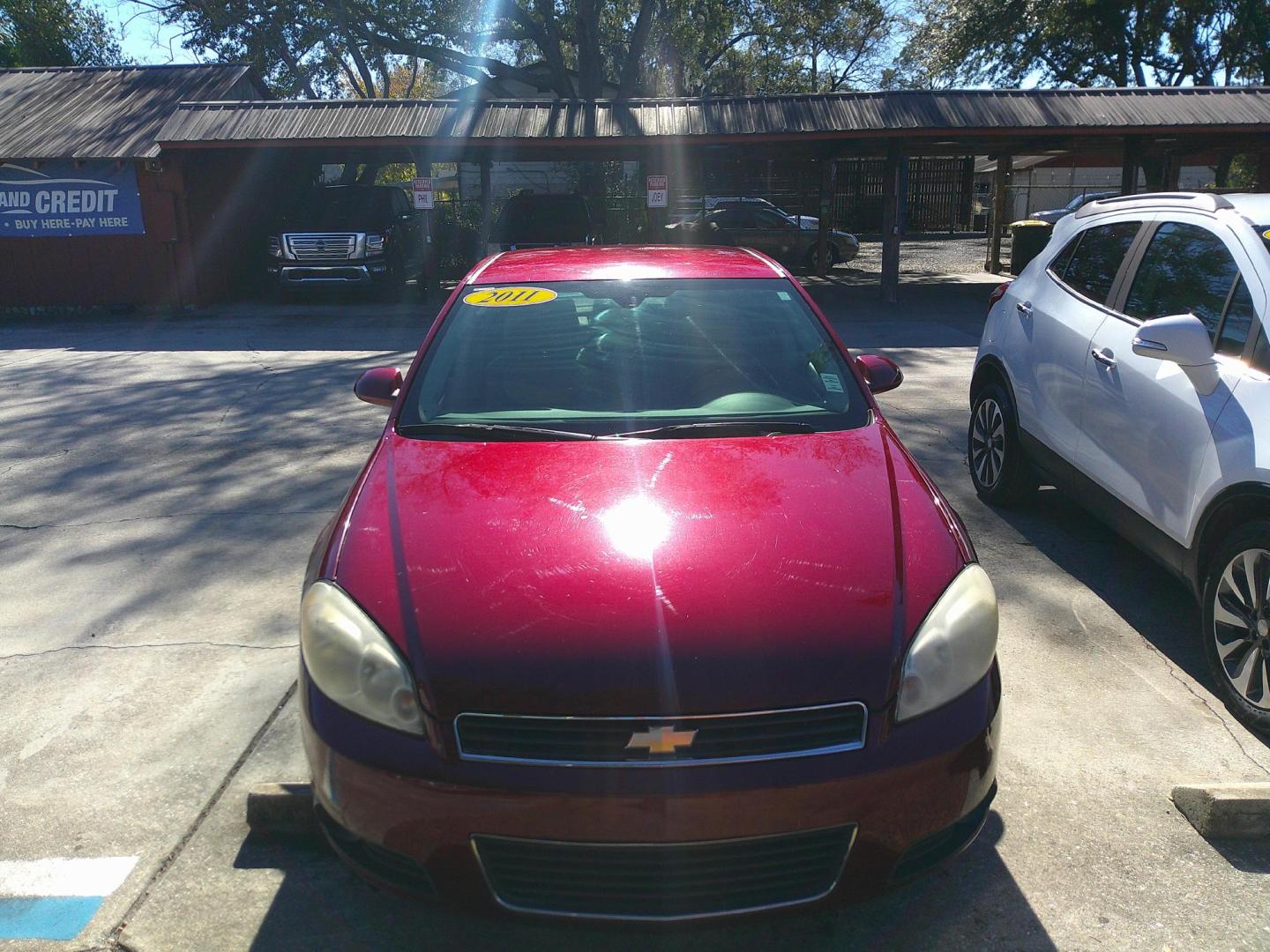 2011 RED CHEVROLET IMPALA LTZ (2G1WC5EM6B1) , located at 1200 Cassat Avenue, Jacksonville, FL, 32205, (904) 695-1885, 30.302404, -81.731033 - Photo#0