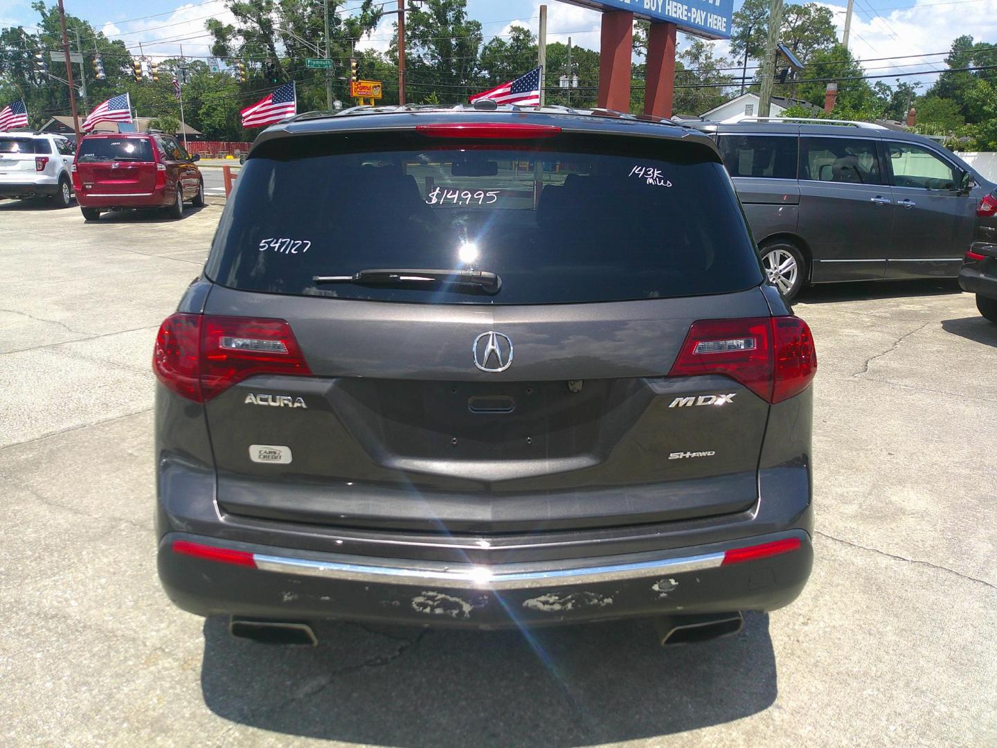 2011 BLACK ACURA MDX BASE (2HNYD2H24BH) , located at 1200 Cassat Avenue, Jacksonville, FL, 32205, (904) 695-1885, 30.302404, -81.731033 - Photo#5