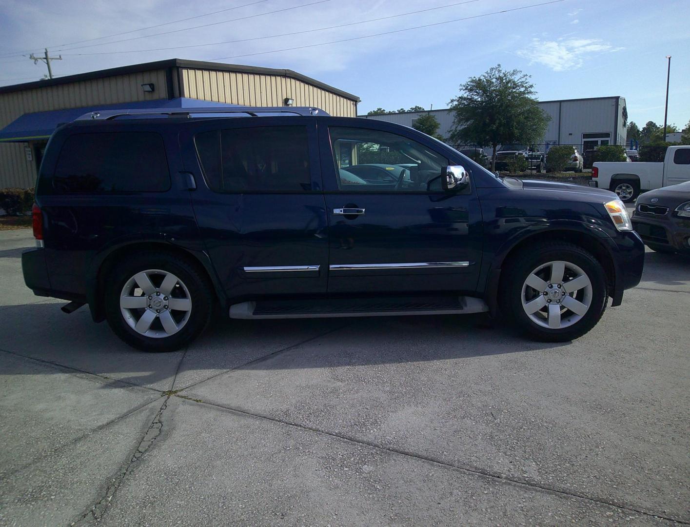 2010 BLUE NISSAN ARMADA SE; PLATINUM; (5N1BA0NDXAN) , located at 390 Hansen Avenue, Orange Park, FL, 32065, (904) 276-7933, 30.130497, -81.787529 - Photo#2