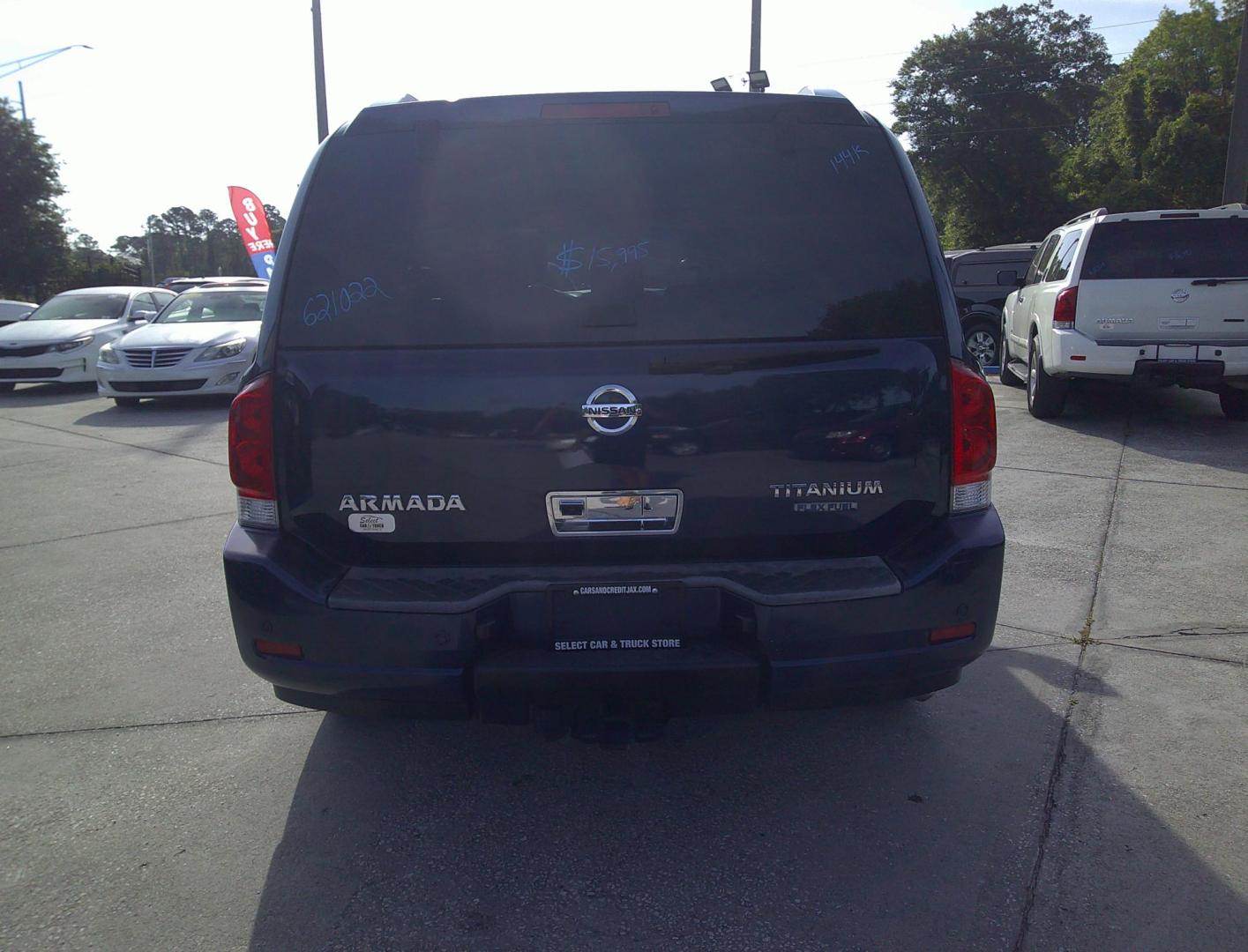 2010 BLUE NISSAN ARMADA SE; PLATINUM; (5N1BA0NDXAN) , located at 390 Hansen Avenue, Orange Park, FL, 32065, (904) 276-7933, 30.130497, -81.787529 - Photo#4