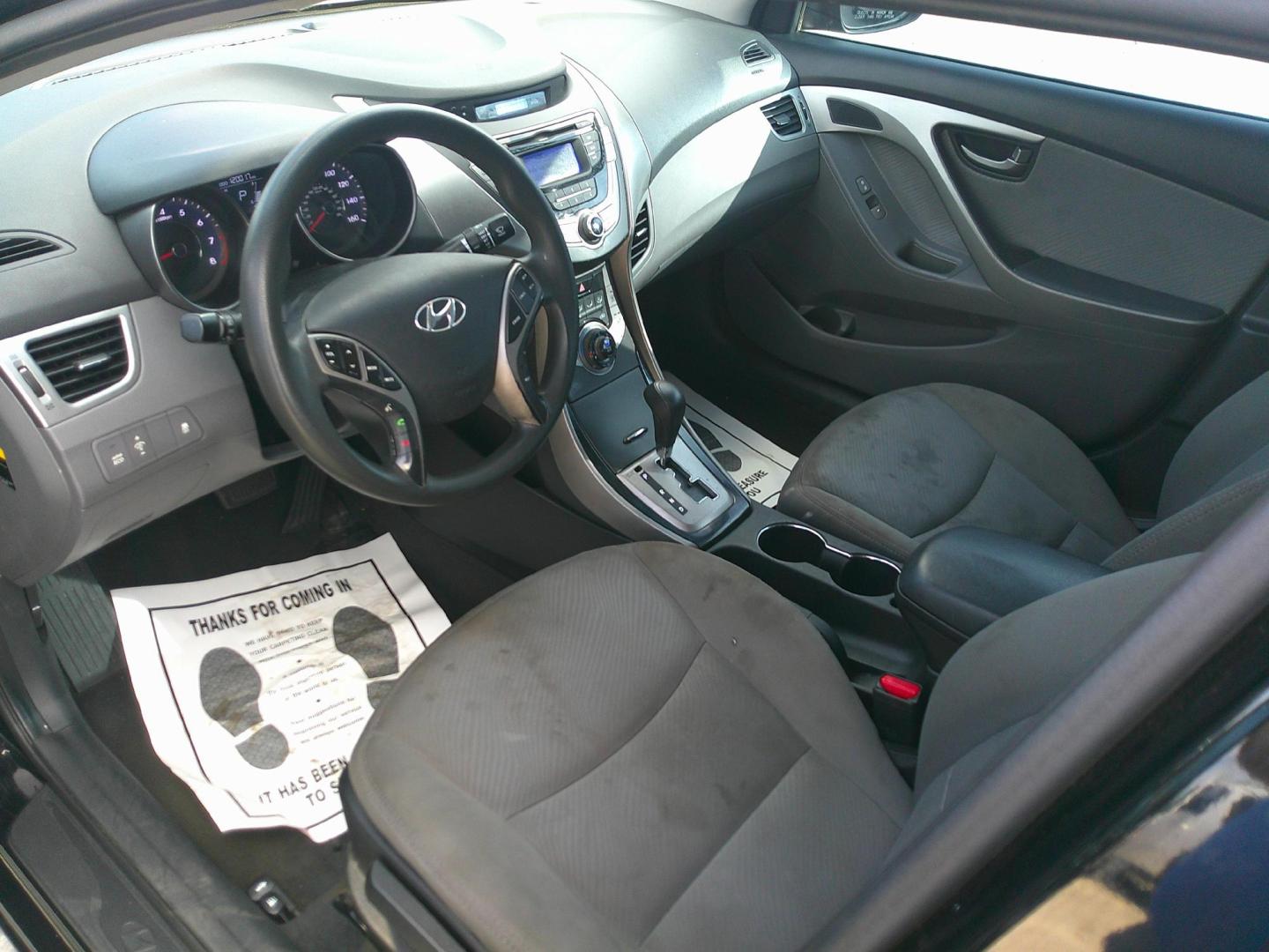 2013 BLACK HYUNDAI ELANTRA GLS; LIMITED (5NPDH4AE9DH) , located at 390 Hansen Avenue, Orange Park, FL, 32065, (904) 276-7933, 30.130497, -81.787529 - Photo#1