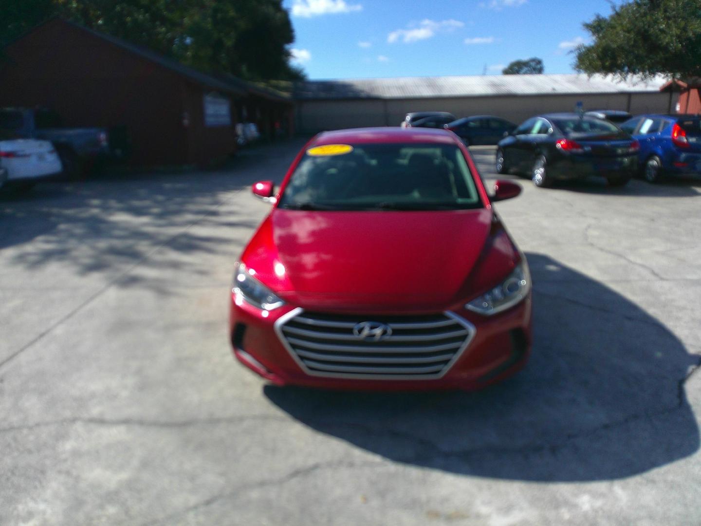 2017 RED HYUNDAI ELANTRA LIMITED; SE (5NPD74LF0HH) , located at 1200 Cassat Avenue, Jacksonville, FL, 32205, (904) 695-1885, 30.302404, -81.731033 - Photo#0