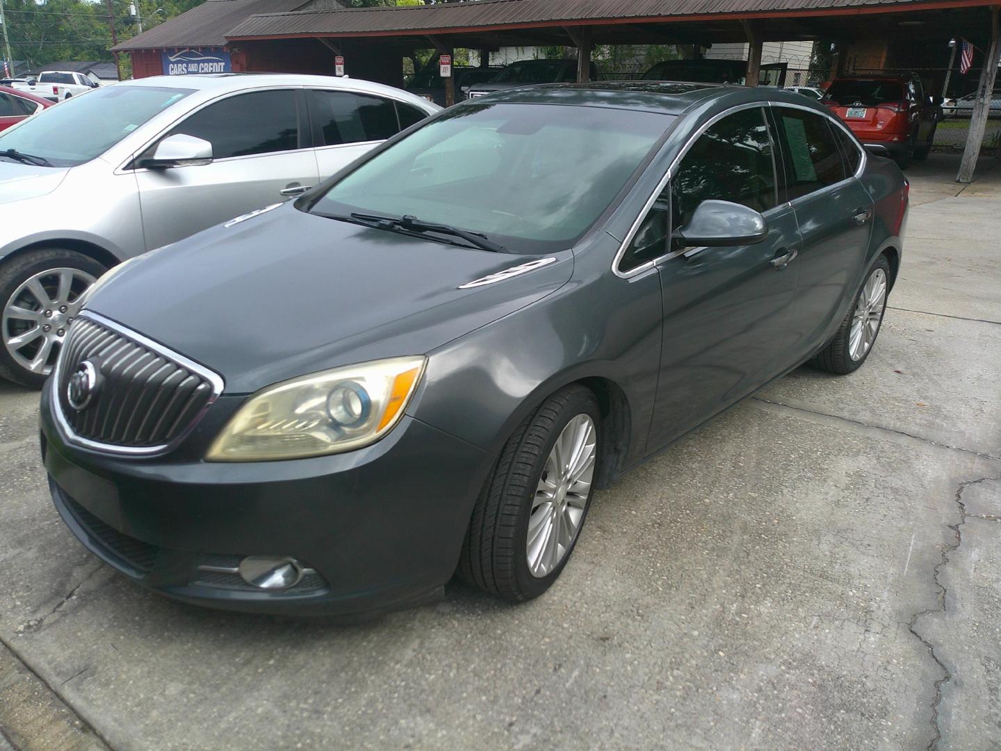 2013 GRAY BUICK VERANO CONVENIENCE (1G4PR5SK5D4) , located at 390 Hansen Avenue, Orange Park, FL, 32065, (904) 276-7933, 30.130497, -81.787529- Photo#1