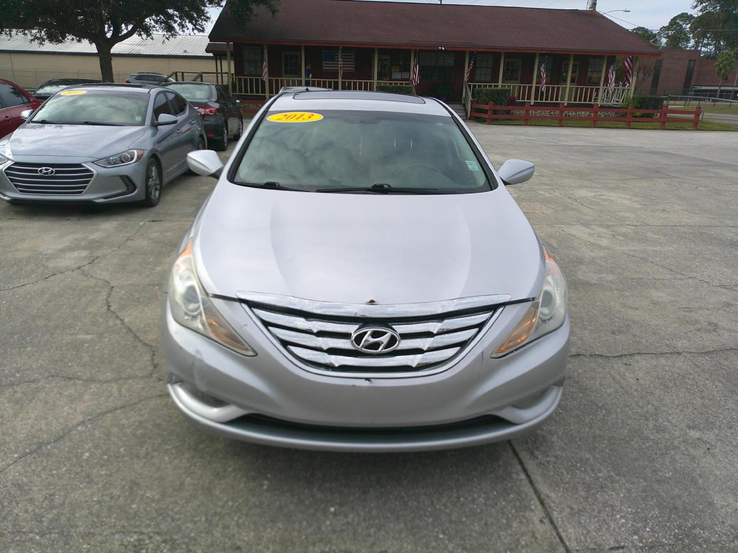 2013 SILVER HYUNDAI SONATA LIMITED; SE (5NPEC4AB8DH) , located at 10405 Abercorn Street, Savannah, GA, 31419, (912) 921-8965, 31.988262, -81.131760 - Photo#0