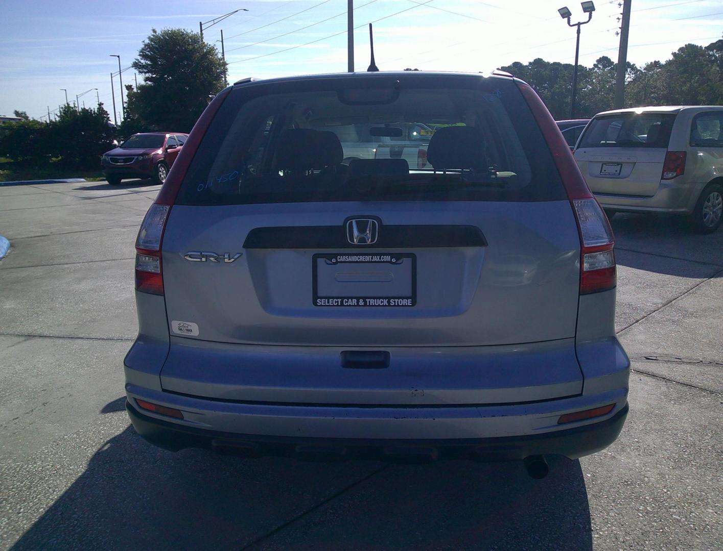 2010 BLUE HONDA CR-V LX (JHLRE3H32AC) , located at 390 Hansen Avenue, Orange Park, FL, 32065, (904) 276-7933, 30.130497, -81.787529 - Photo#3