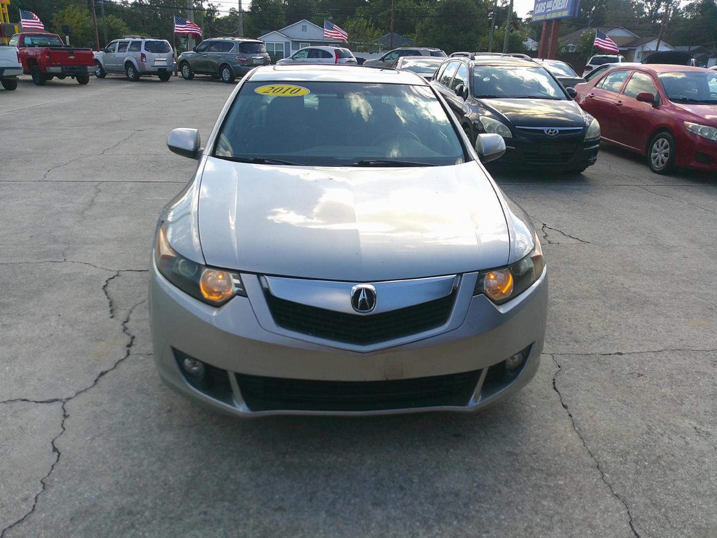 2010 SILVER ACURA TSX BASE (JH4CU2F65AC) , located at 1200 Cassat Avenue, Jacksonville, FL, 32205, (904) 695-1885, 30.302404, -81.731033 - Photo#0