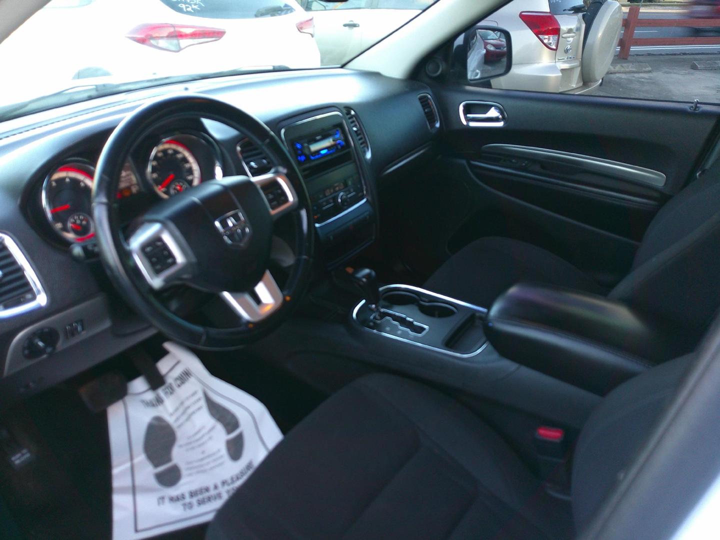 2013 WHITE DODGE DURANGO SXT (1C4RDJAG0DC) , located at 390 Hansen Avenue, Orange Park, FL, 32065, (904) 276-7933, 30.130497, -81.787529 - Photo#2