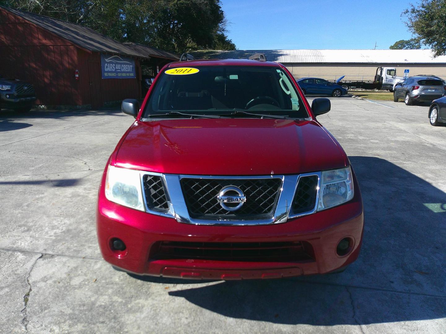 2011 RED NISSAN PATHFINDER S; LE; SV (5N1AR1NN6BC) , located at 390 Hansen Avenue, Orange Park, FL, 32065, (904) 276-7933, 30.130497, -81.787529 - Photo#0