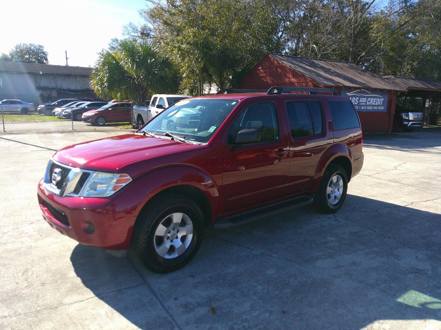 2011 RED NISSAN PATHFINDER S; LE; SV (5N1AR1NN6BC) , located at 390 Hansen Avenue, Orange Park, FL, 32065, (904) 276-7933, 30.130497, -81.787529 - Photo#2