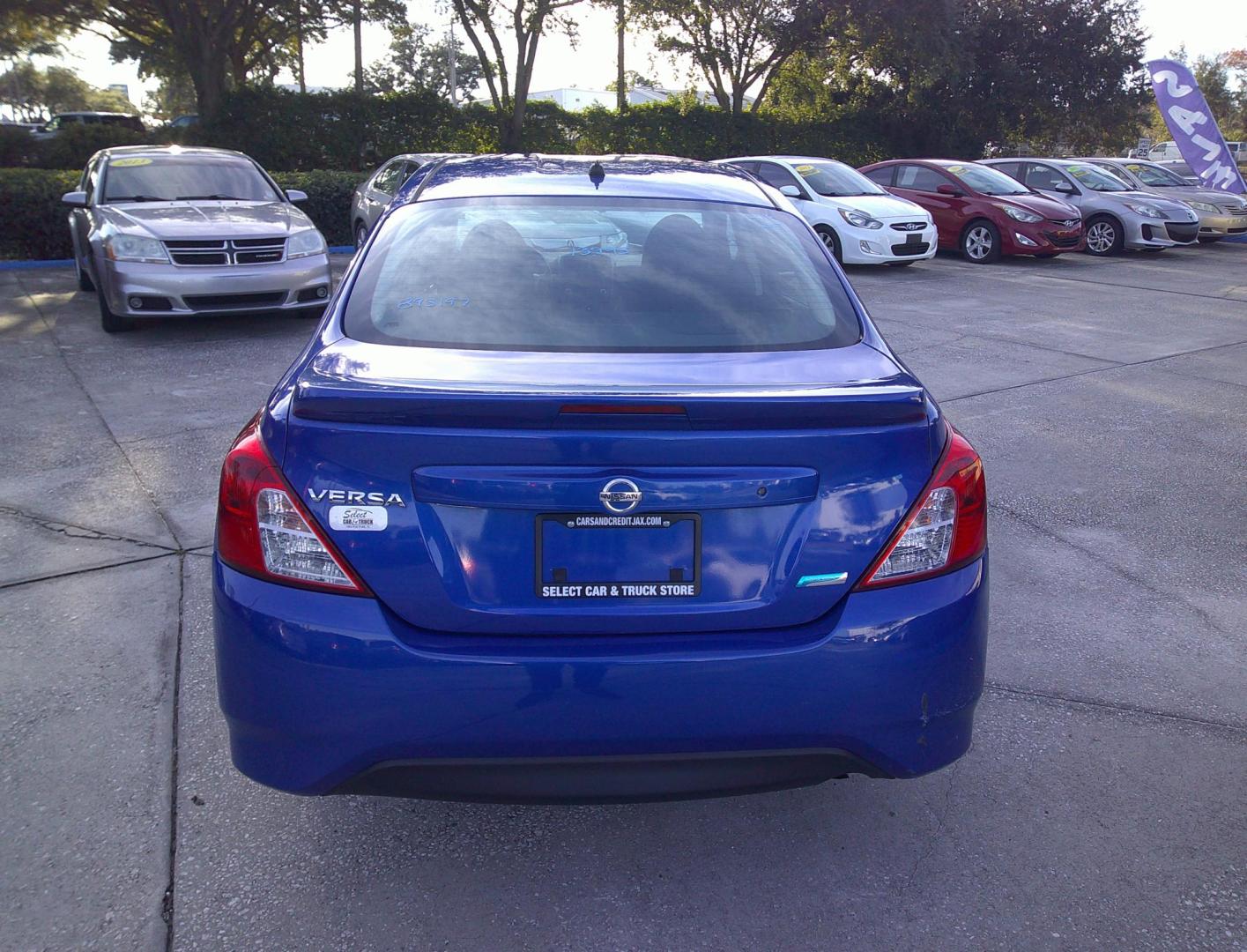 2016 BLUE NISSAN VERSA S; SL; SV (3N1CN7APXGL) , located at 10405 Abercorn Street, Savannah, GA, 31419, (912) 921-8965, 31.988262, -81.131760 - Photo#5