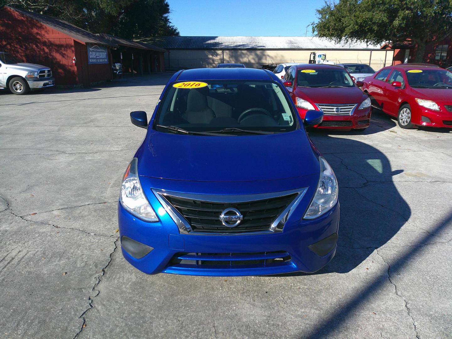 2016 BLUE NISSAN VERSA S; SL; SV (3N1CN7APXGL) , located at 390 Hansen Avenue, Orange Park, FL, 32065, (904) 276-7933, 30.130497, -81.787529 - Photo#1