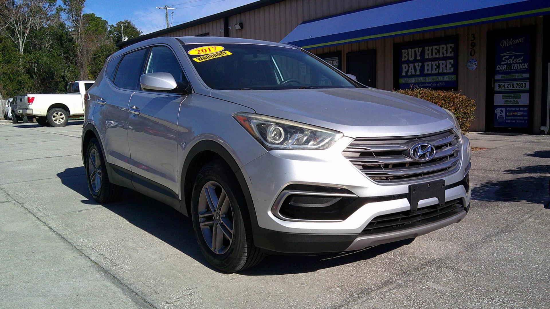 2017 SILVER HYUNDAI SANTA FE SPORT BASE (5XYZT3LBXHG) , located at 390 Hansen Avenue, Orange Park, FL, 32065, (904) 276-7933, 30.130497, -81.787529 - Photo#0