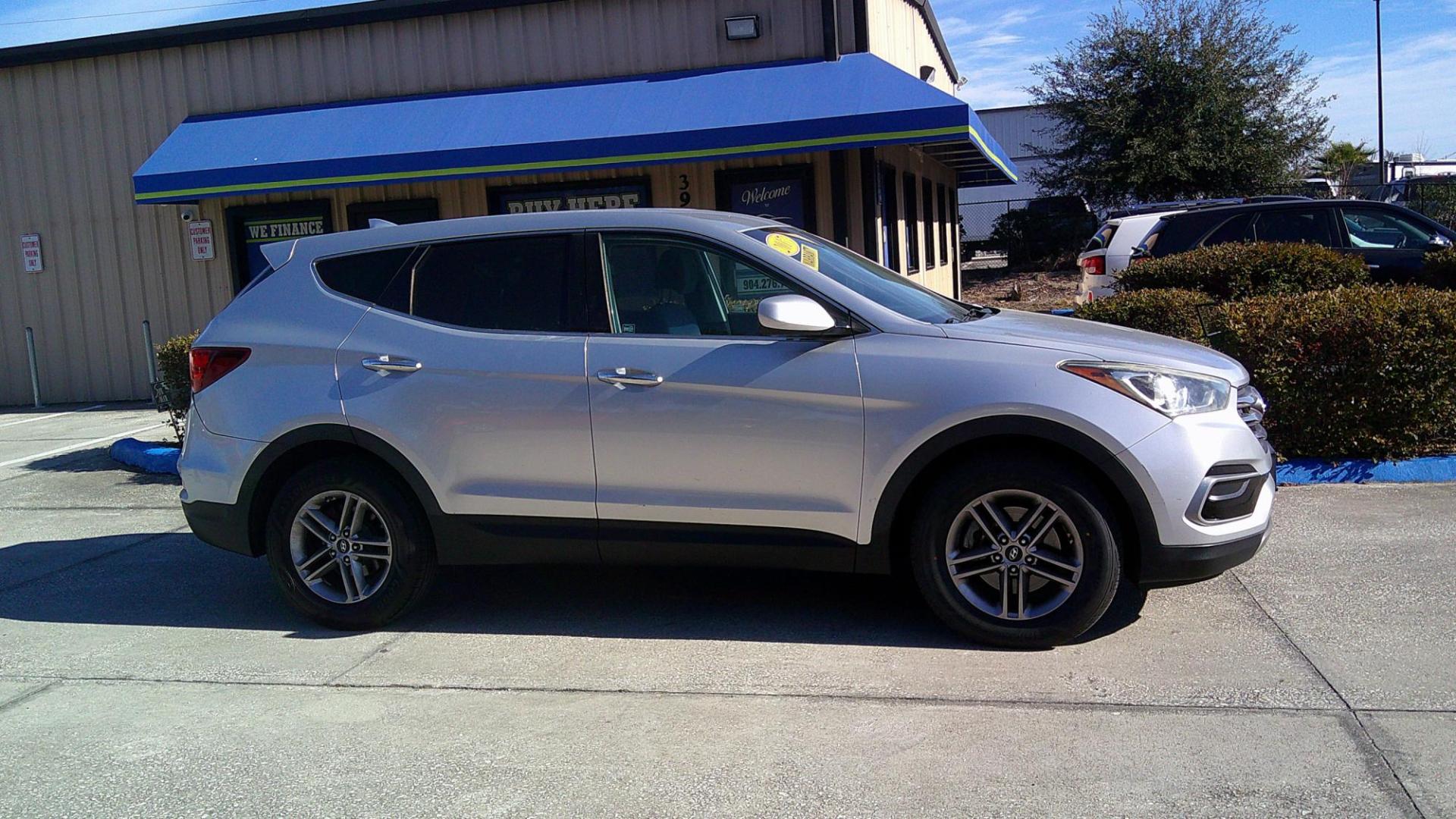 2017 SILVER HYUNDAI SANTA FE SPORT BASE (5XYZT3LBXHG) , located at 390 Hansen Avenue, Orange Park, FL, 32065, (904) 276-7933, 30.130497, -81.787529 - Photo#4