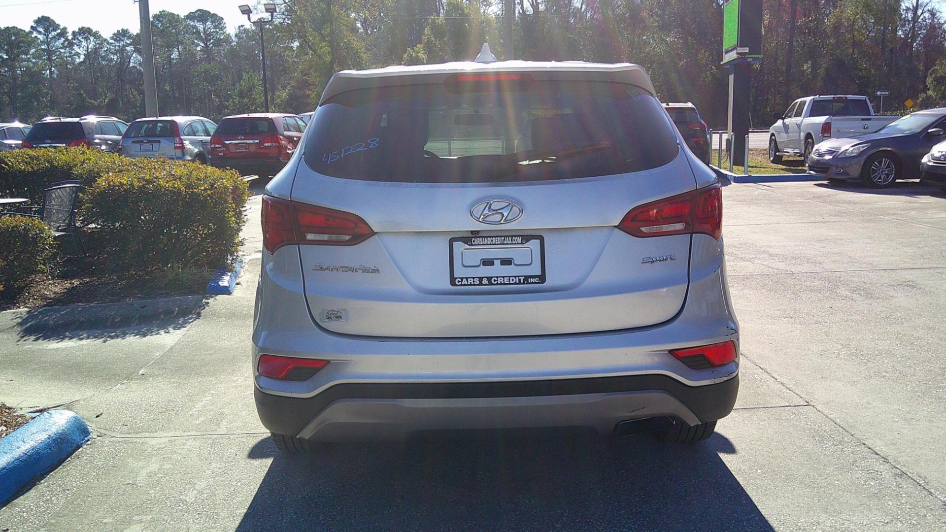 2017 SILVER HYUNDAI SANTA FE SPORT BASE (5XYZT3LBXHG) , located at 390 Hansen Avenue, Orange Park, FL, 32065, (904) 276-7933, 30.130497, -81.787529 - Photo#3
