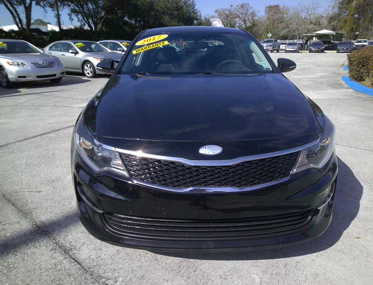 2017 BLACK KIA OPTIMA LX (KNAGT4L32H5) , located at 390 Hansen Avenue, Orange Park, FL, 32065, (904) 276-7933, 30.130497, -81.787529 - Photo#0