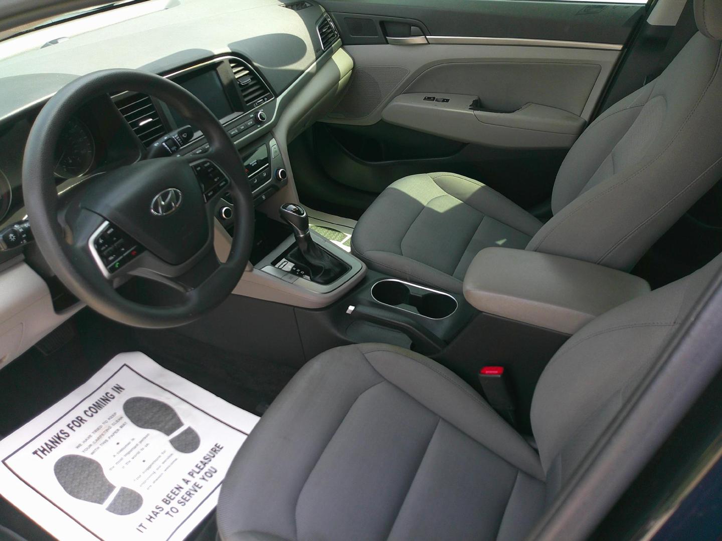 2017 BLACK HYUNDAI ELANTRA LIMITED; SE (5NPD84LF8HH) , located at 1200 Cassat Avenue, Jacksonville, FL, 32205, (904) 695-1885, 30.302404, -81.731033 - Photo#2