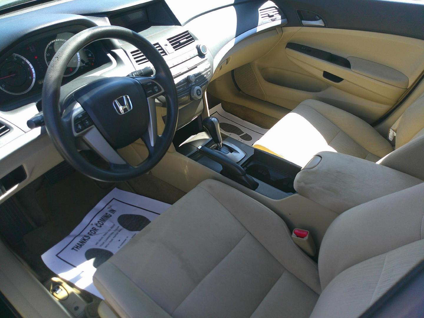 2011 BLACK HONDA ACCORD LX (1HGCP2F30BA) , located at 10405 Abercorn Street, Savannah, GA, 31419, (912) 921-8965, 31.988262, -81.131760 - Photo#3