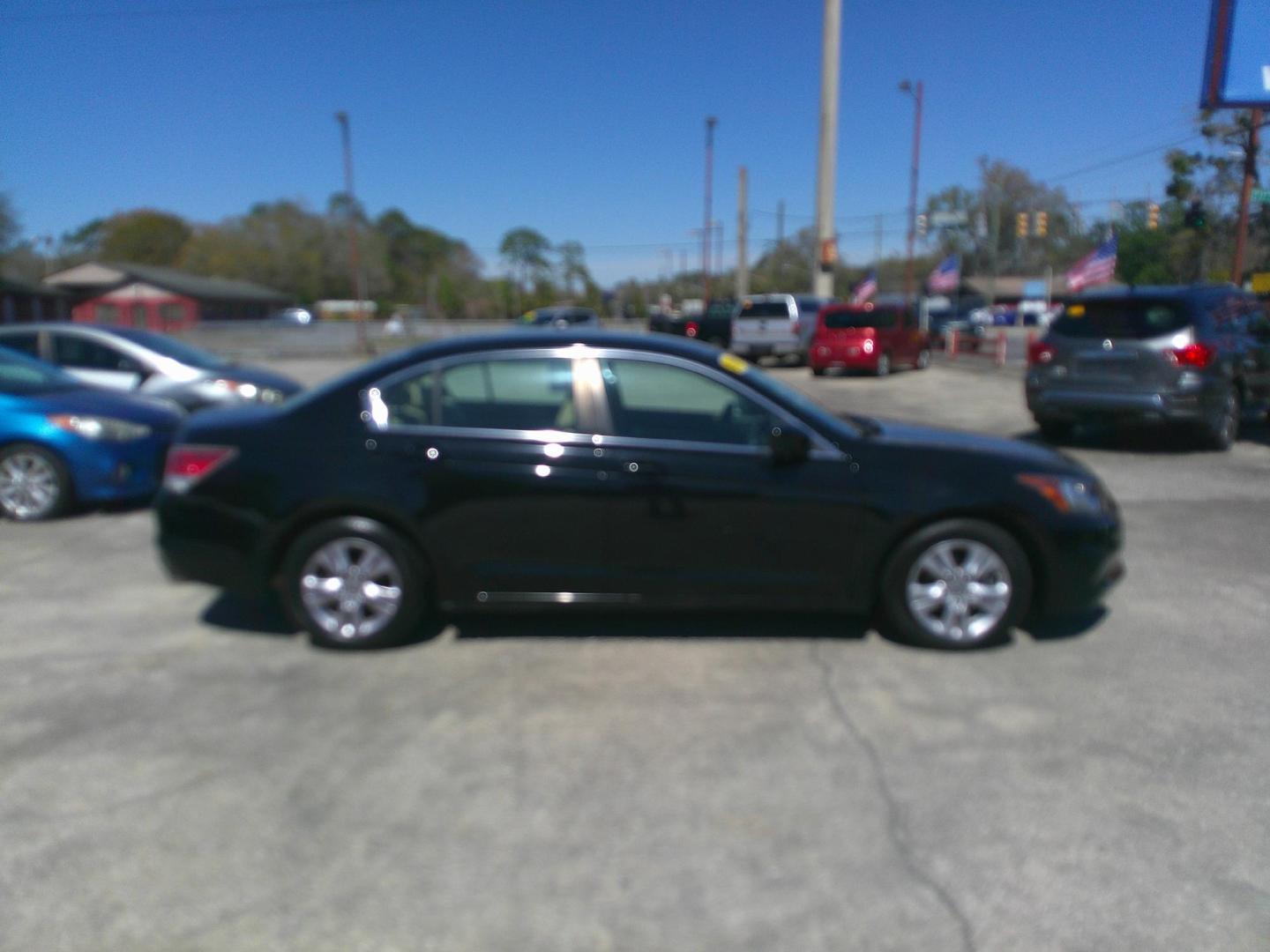 2011 BLACK HONDA ACCORD LX (1HGCP2F30BA) , located at 10405 Abercorn Street, Savannah, GA, 31419, (912) 921-8965, 31.988262, -81.131760 - Photo#2