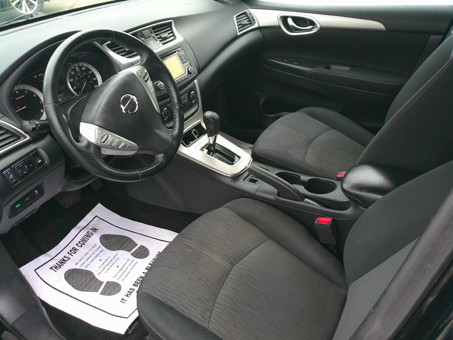2015 BLACK NISSAN SENTRA SR; S; SL; SV (3N1AB7AP4FY) , located at 1200 Cassat Avenue, Jacksonville, FL, 32205, (904) 695-1885, 30.302404, -81.731033 - Photo#3