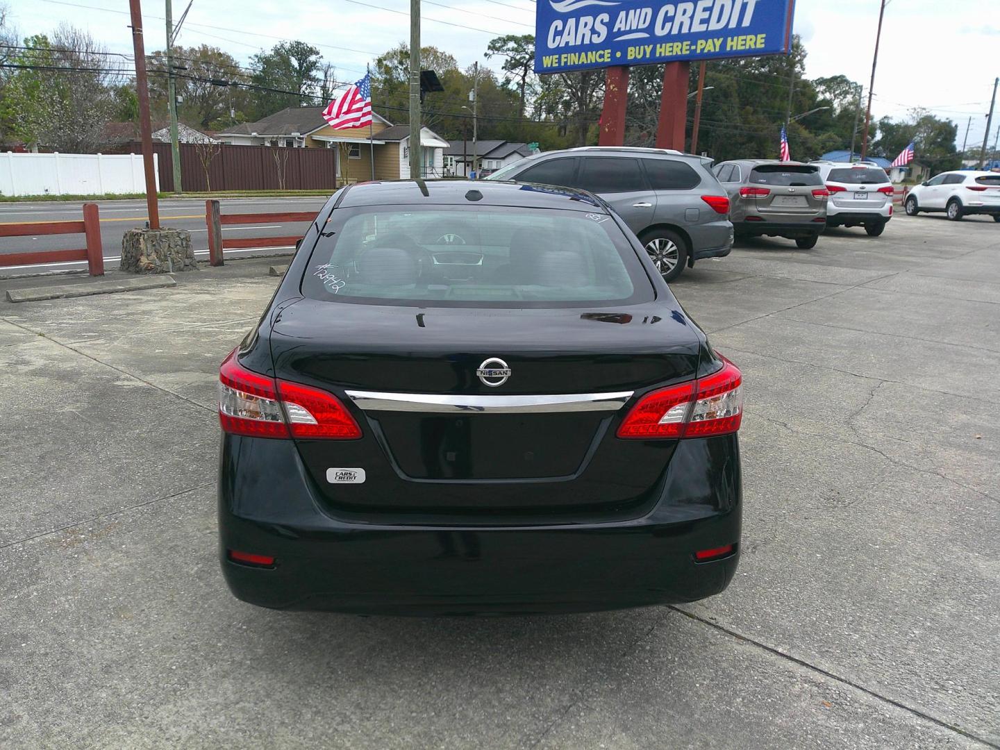 2015 BLACK NISSAN SENTRA SR; S; SL; SV (3N1AB7AP4FY) , located at 1200 Cassat Avenue, Jacksonville, FL, 32205, (904) 695-1885, 30.302404, -81.731033 - Photo#4