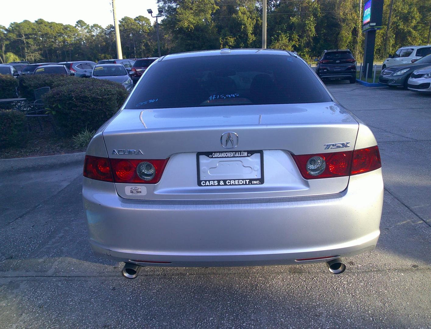 2008 GRAY ACURA TSX BASE W/NAV.SYS. (JH4CL96998C) , located at 1200 Cassat Avenue, Jacksonville, FL, 32205, (904) 695-1885, 30.302404, -81.731033 - Photo#3