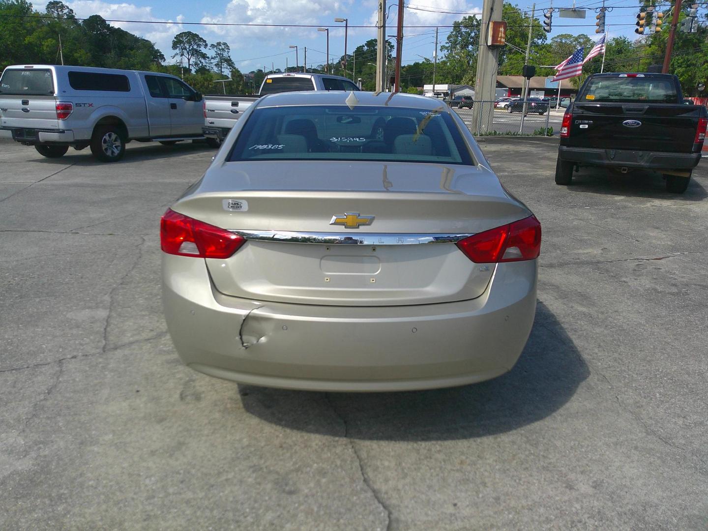 2014 GOLD CHEVROLET IMPALA LS (2G11Y5SL3E9) , located at 10405 Abercorn Street, Savannah, GA, 31419, (912) 921-8965, 31.988262, -81.131760 - Photo#5