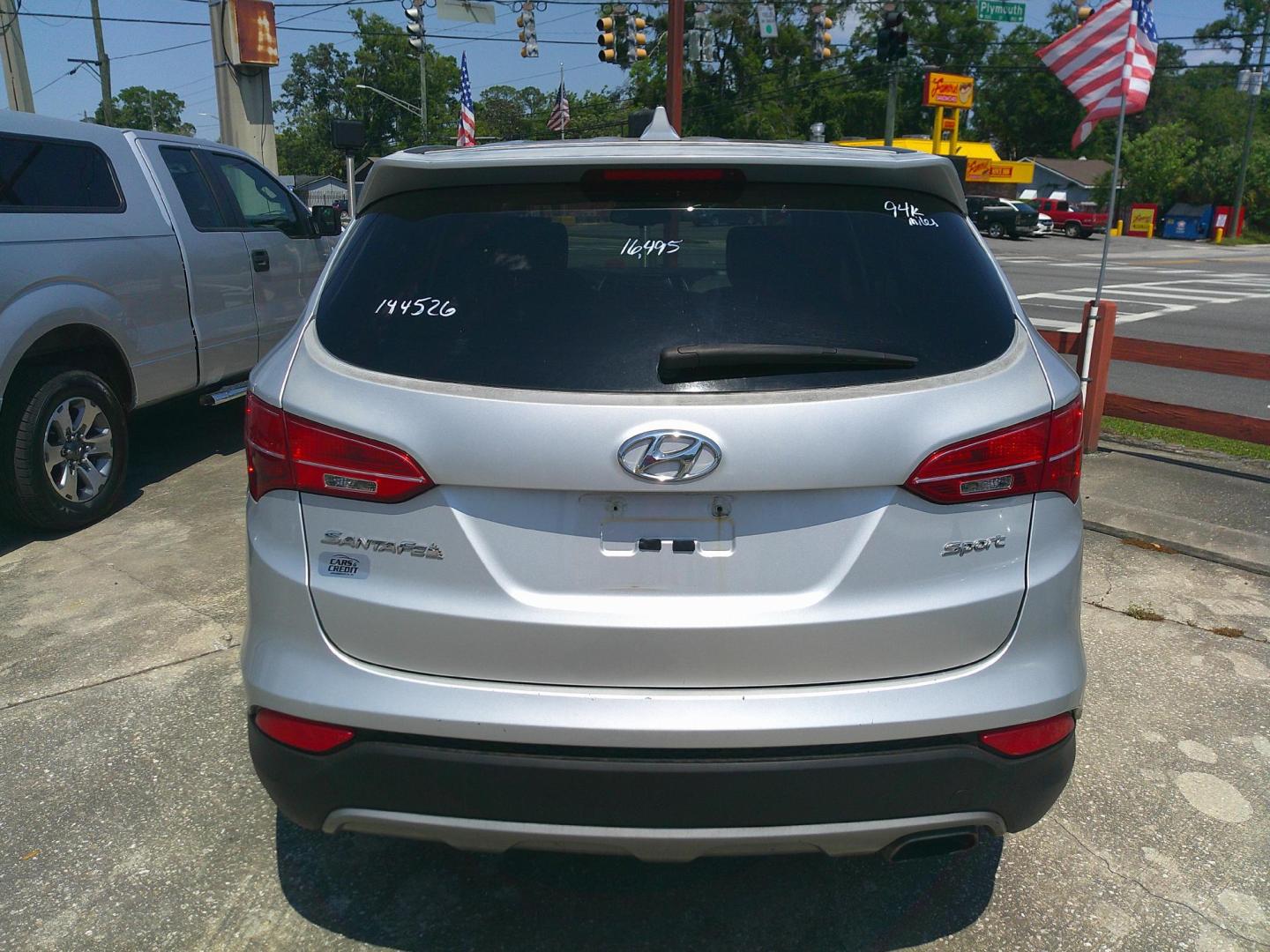 2014 SILVER HYUNDAI SANTA FE SPORT (5XYZT3LB1EG) , located at 1200 Cassat Avenue, Jacksonville, FL, 32205, (904) 695-1885, 30.302404, -81.731033 - Photo#5