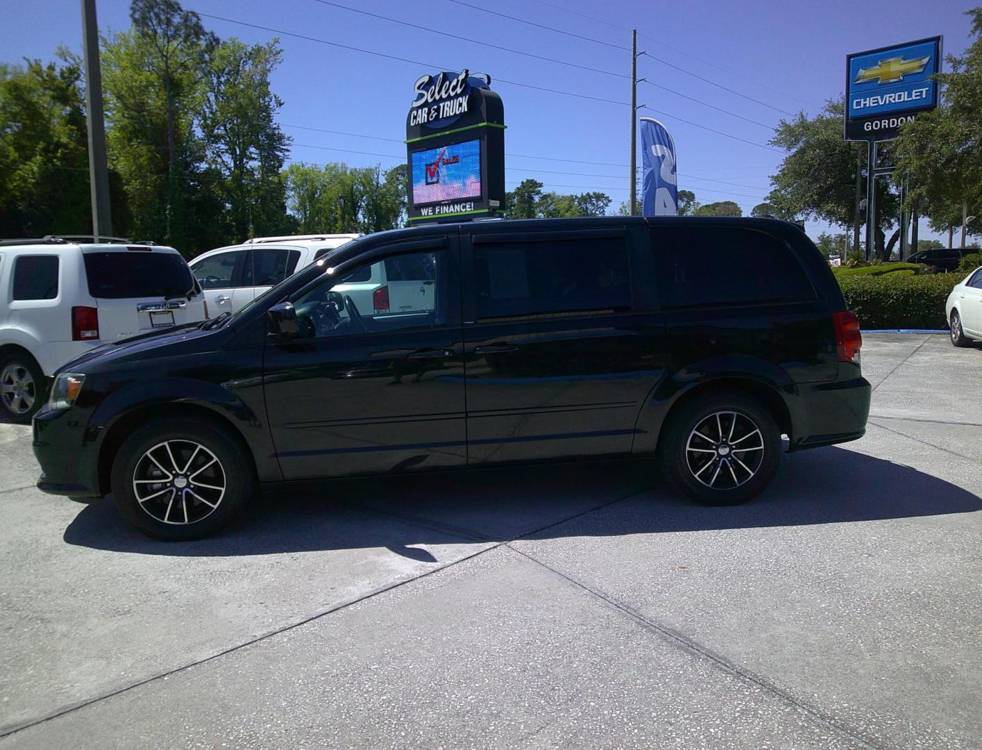 2014 BLACK DODGE GRAND CARAVAN SXT (2C4RDGCG0ER) , located at 390 Hansen Avenue, Orange Park, FL, 32065, (904) 276-7933, 30.130497, -81.787529 - Photo#1