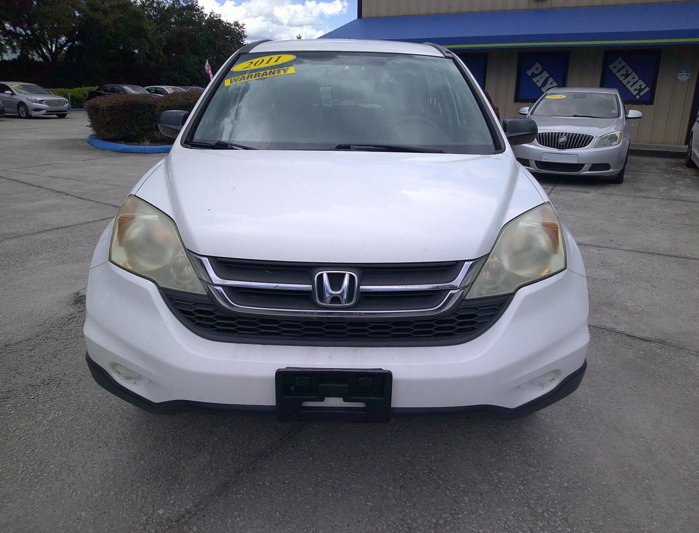 2011 WHITE HONDA CR-V LX (5J6RE4H31BL) , located at 390 Hansen Avenue, Orange Park, FL, 32065, (904) 276-7933, 30.130497, -81.787529 - Photo#0