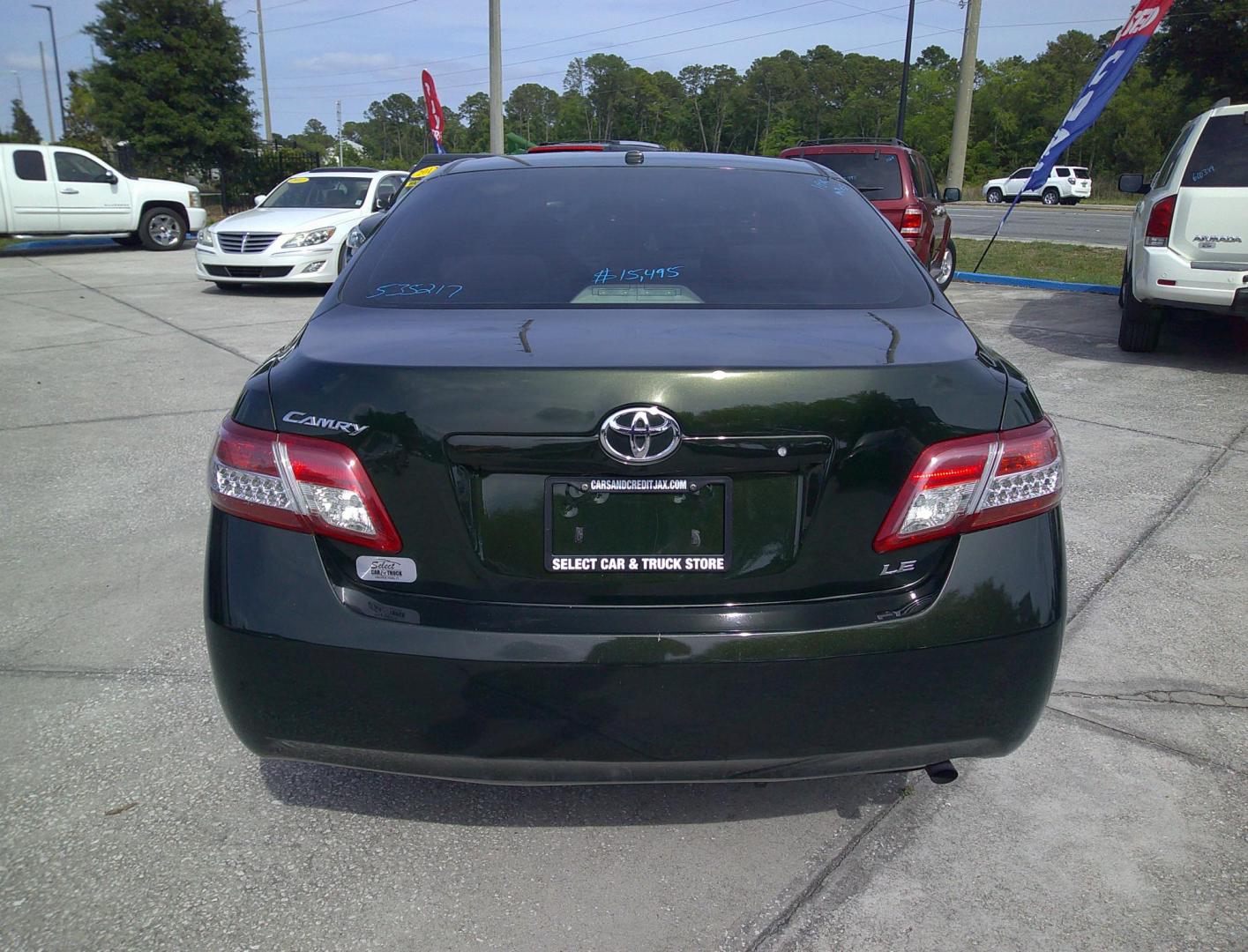 2010 GREEN TOYOTA CAMRY BASE; SE; LE; (4T1BF3EK1AU) , located at 10405 Abercorn Street, Savannah, GA, 31419, (912) 921-8965, 31.988262, -81.131760 - Photo#4