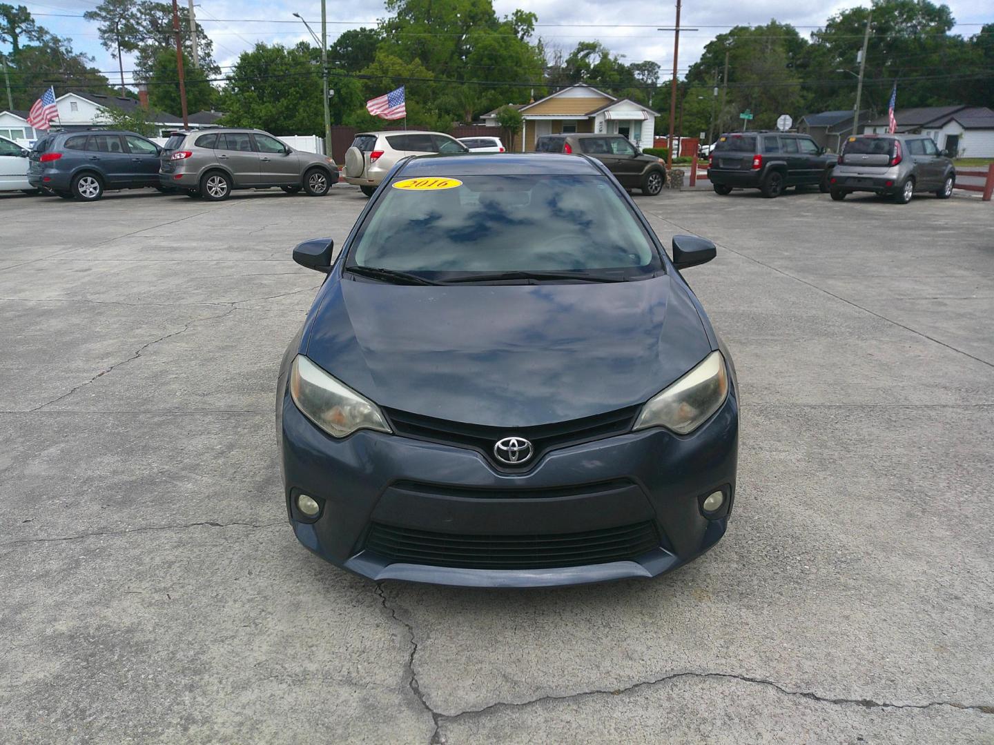 2016 BLACK TOYOTA COROLLA S; LE; L (5YFBURHE7GP) , located at 1200 Cassat Avenue, Jacksonville, FL, 32205, (904) 695-1885, 30.302404, -81.731033 - Photo#0