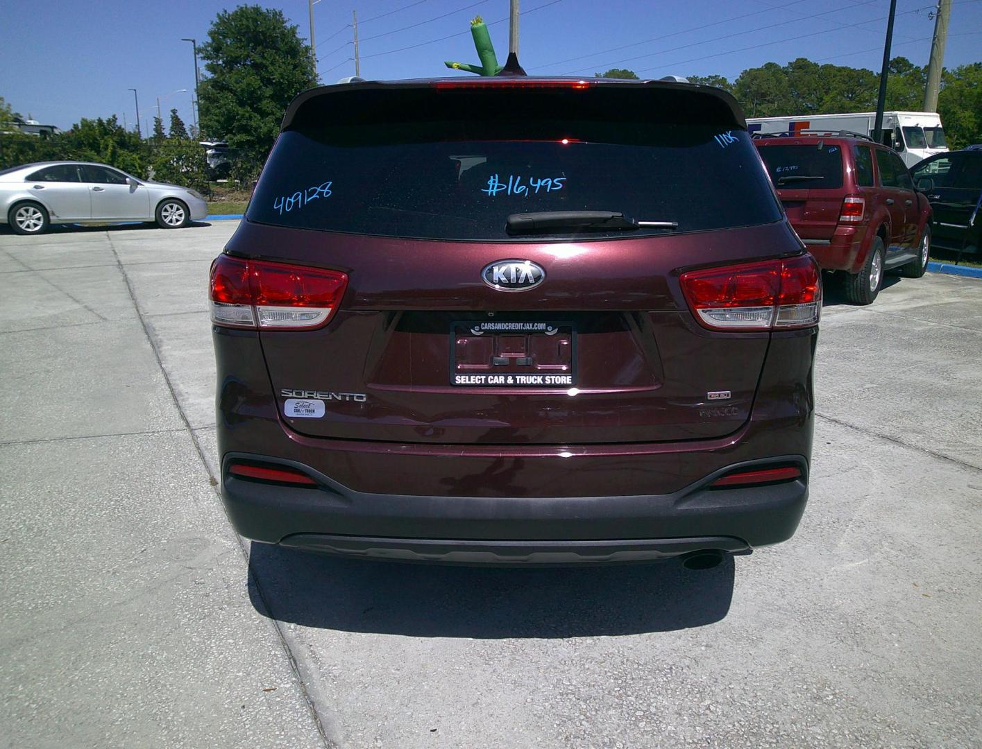2018 PURPLE KIA SORENTO LX; L (5XYPG4A31JG) , located at 390 Hansen Avenue, Orange Park, FL, 32065, (904) 276-7933, 30.130497, -81.787529 - Photo#3