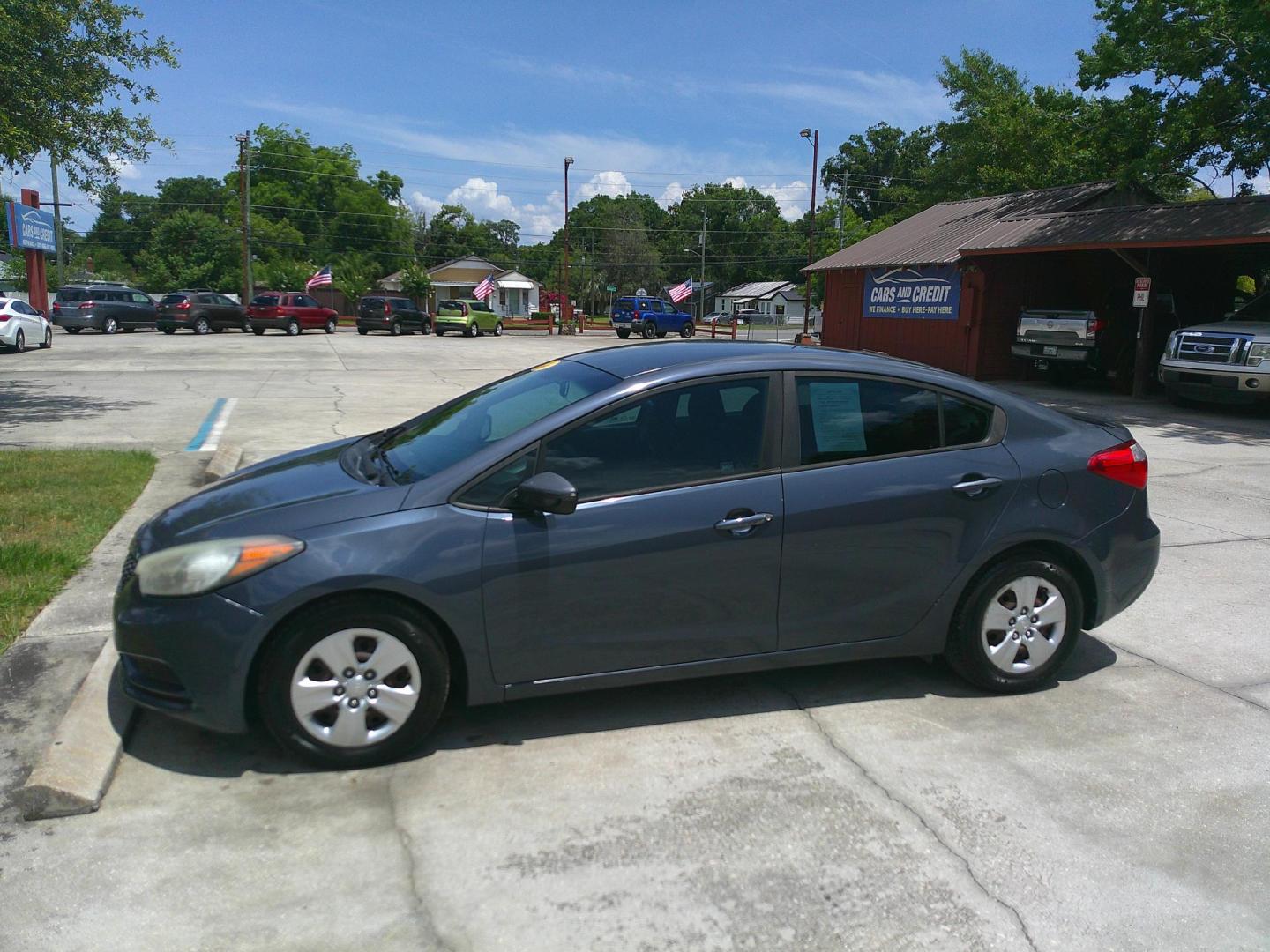 2016 BLUE KIA FORTE LX (KNAFK4A66G5) , located at 390 Hansen Avenue, Orange Park, FL, 32065, (904) 276-7933, 30.130497, -81.787529 - Photo#1