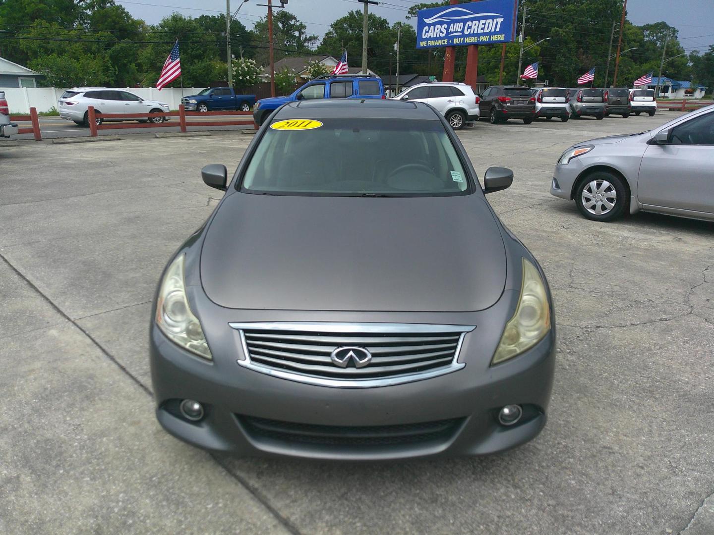 2011 GRAY INFINITI G37X BASE (JN1CV6AR5BM) , located at 1200 Cassat Avenue, Jacksonville, FL, 32205, (904) 695-1885, 30.302404, -81.731033 - Photo#0