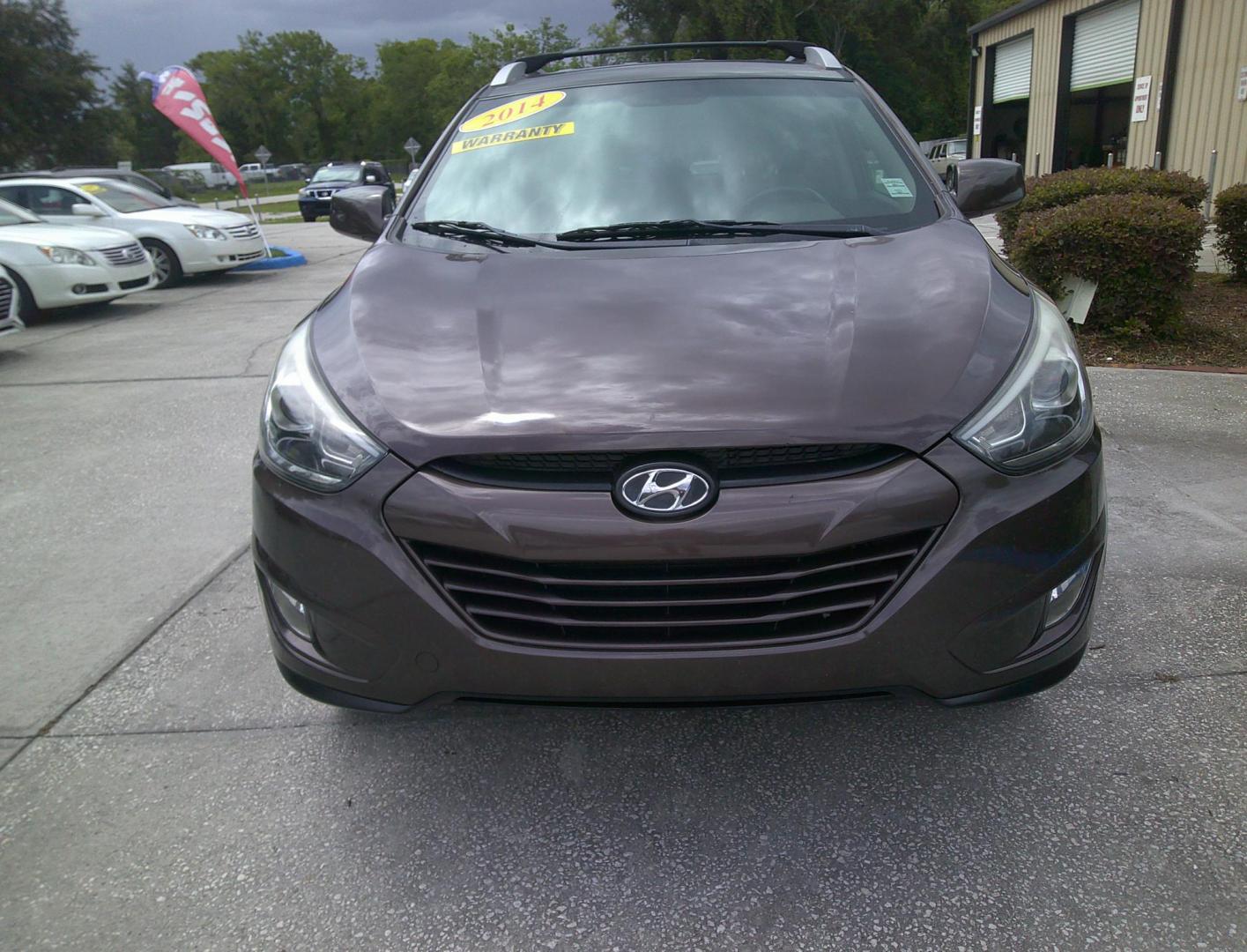 2014 BROWN HYUNDAI TUCSON LIMITED; SE (KM8JU3AG4EU) , located at 390 Hansen Avenue, Orange Park, FL, 32065, (904) 276-7933, 30.130497, -81.787529 - Photo#0