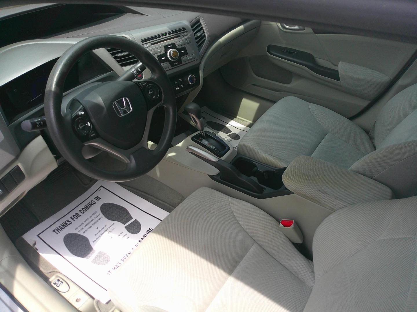 2012 SILVER HONDA CIVIC LX (19XFB2F51CE) , located at 10405 Abercorn Street, Savannah, GA, 31419, (912) 921-8965, 31.988262, -81.131760 - Photo#2