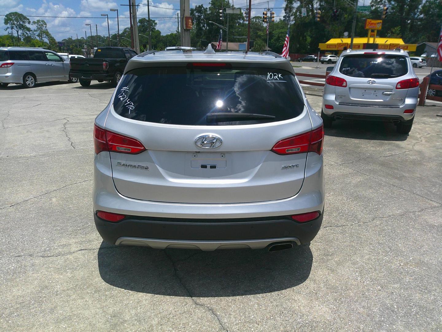 2014 SILVER HYUNDAI SANTA FE SPORT BASE (5XYZU3LB6EG) , located at 1200 Cassat Avenue, Jacksonville, FL, 32205, (904) 695-1885, 30.302404, -81.731033 - Photo#3