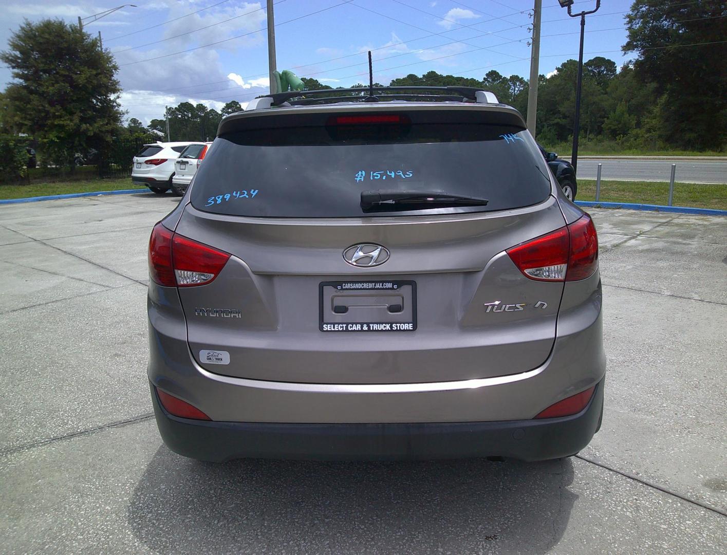 2012 GOLD HYUNDAI TUCSON GLS; LIMITED (KM8JU3AC5CU) , located at 390 Hansen Avenue, Orange Park, FL, 32065, (904) 276-7933, 30.130497, -81.787529 - Photo#3