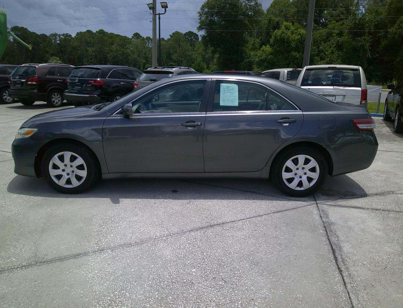 2011 GRAY TOYOTA CAMRY BASE; SE; LE; (4T4BF3EK6BR) , located at 390 Hansen Avenue, Orange Park, FL, 32065, (904) 276-7933, 30.130497, -81.787529 - Photo#4