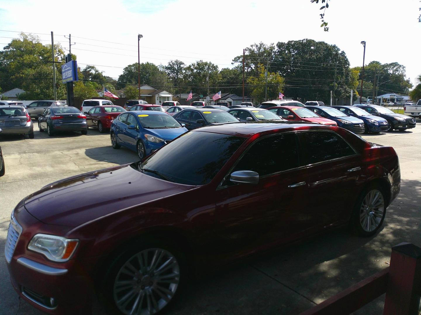 2012 BURGUNDY CHRYSLER 300C LUXURY (2C3CCAPT0CH) , located at 390 Hansen Avenue, Orange Park, FL, 32065, (904) 276-7933, 30.130497, -81.787529 - Photo#1