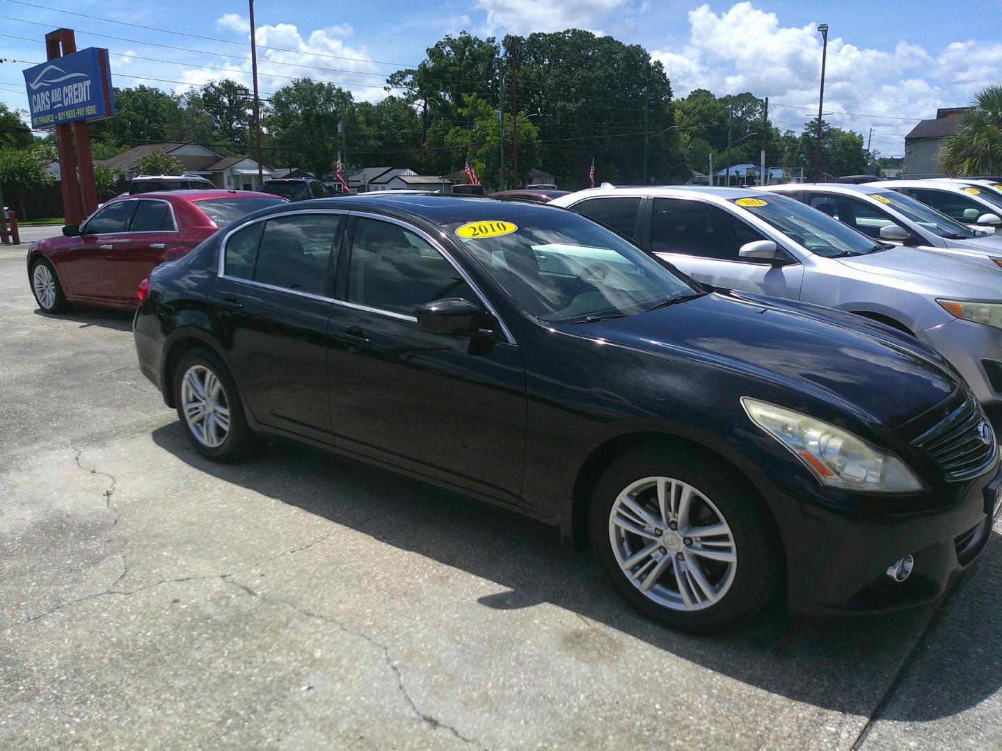 2010 BLACK INFINITI G37X BASE (JN1CV6ARXAM) , located at 1200 Cassat Avenue, Jacksonville, FL, 32205, (904) 695-1885, 30.302404, -81.731033 - Photo#5