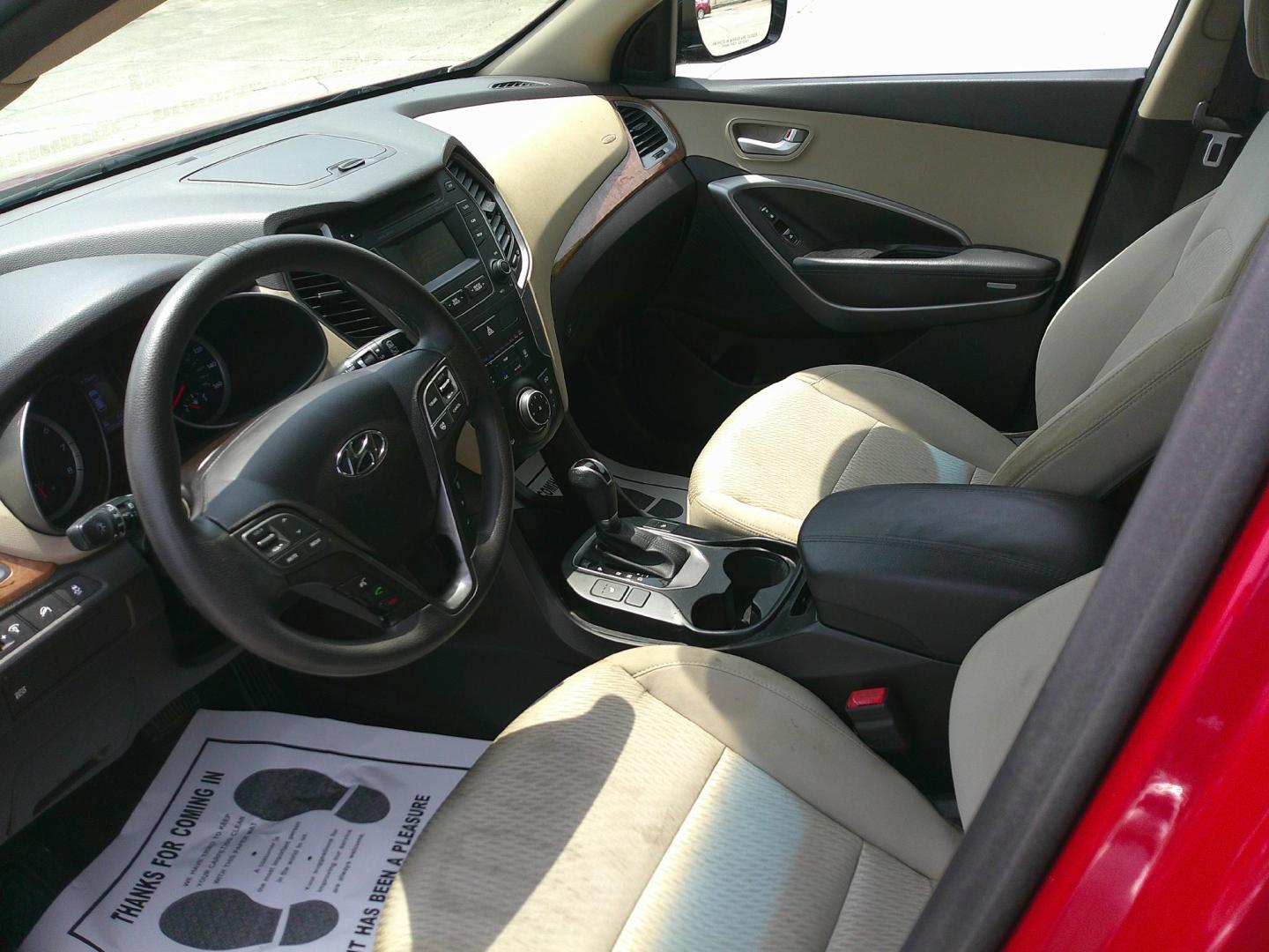 2016 RED HYUNDAI SANTA FE SPORT BASE (5XYZU3LB6GG) , located at 1200 Cassat Avenue, Jacksonville, FL, 32205, (904) 695-1885, 30.302404, -81.731033 - Photo#2